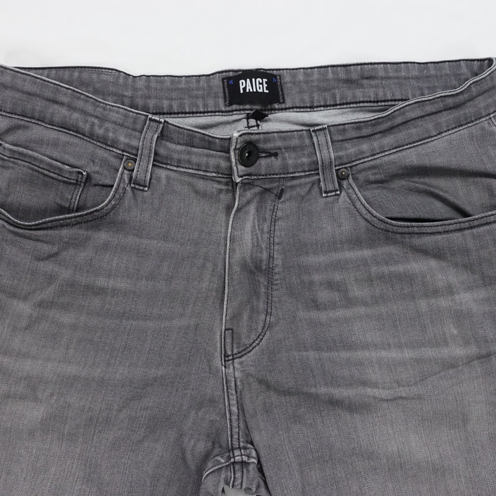 Paige Jeans Men 34 Slim Fit Stretch Gray - Picture 2 of 8